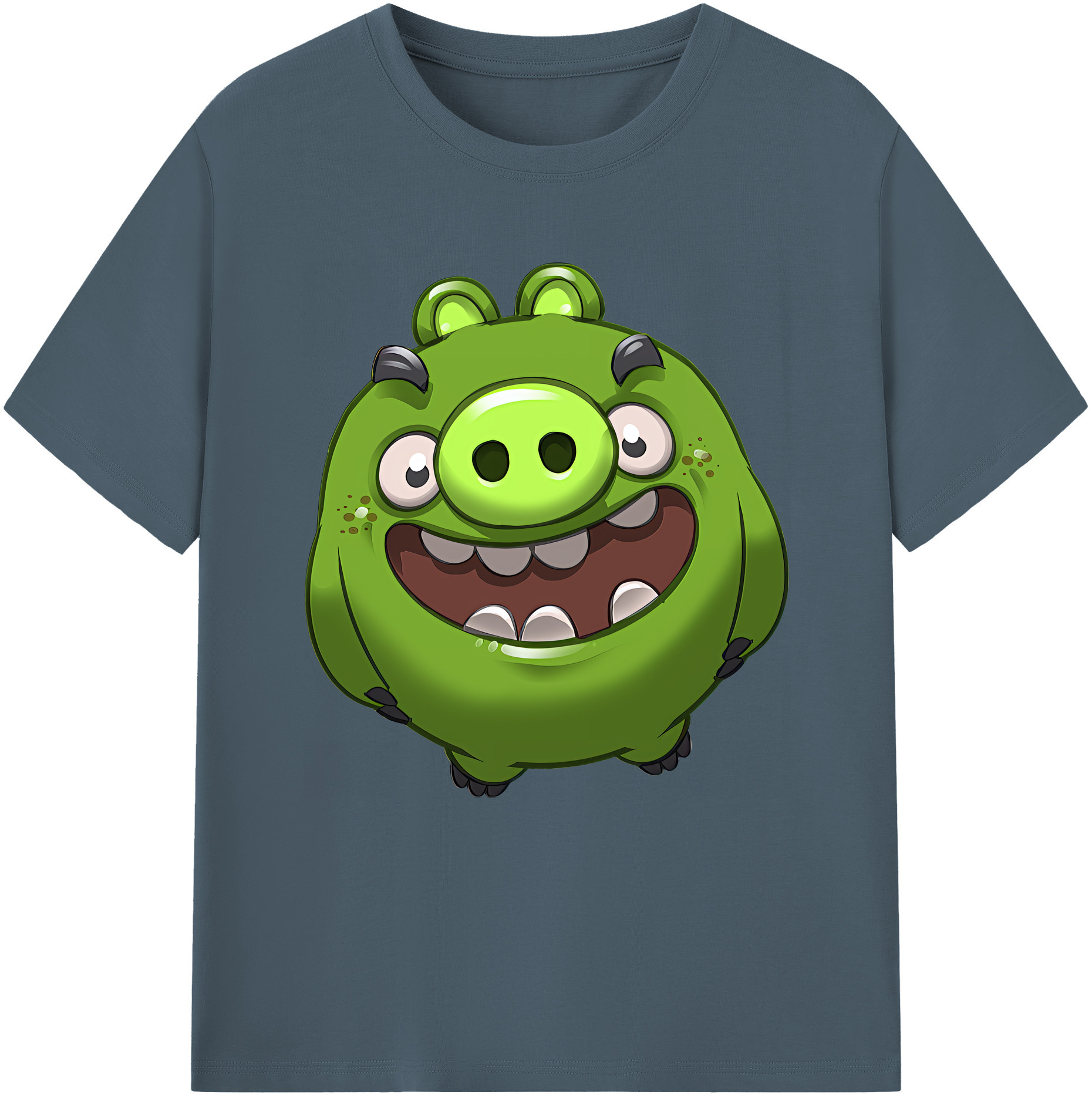 （画像用） Angry Birds アングリーバード 綿100％半袖Tシャツ（フロントプリント）